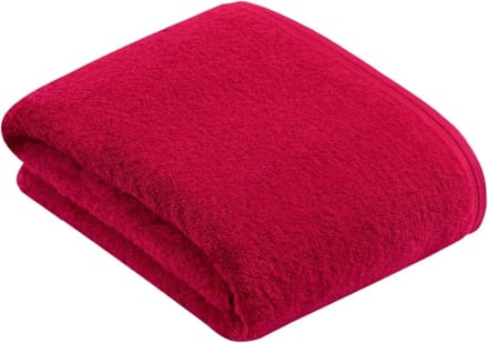 VOSSEN VEGAN LIFE HANDDOEK KERSENROOD 50/100