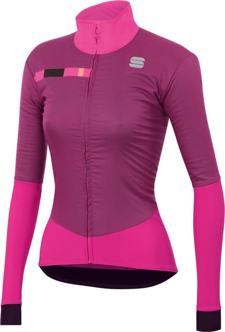 Sportful Fietsjack Dames Roze - BODYFIT PRO W JACKET BUBBLE GUM WHITE - S