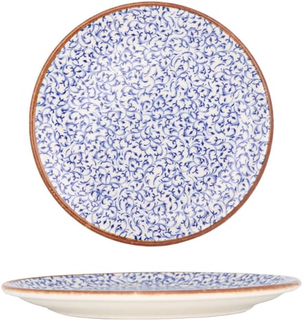 By Bone Dessertbord - Edera - Porselein - 21 cm - set van 6