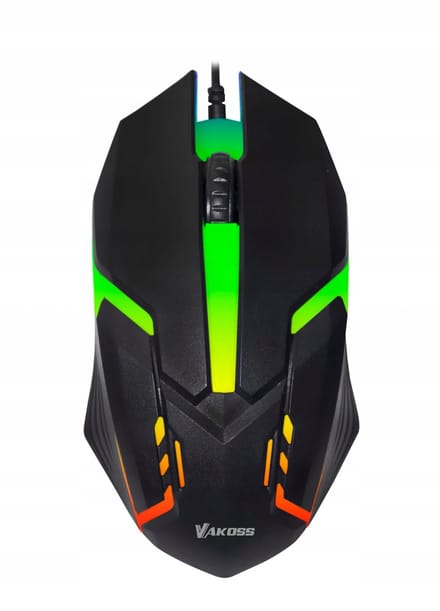 Gamingmuis met RGB-achtergrondverlichting Vakoss TM-5133K