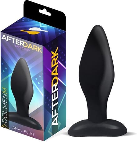 AFTERDARK - Dolmen Butt Plug Silicone Size M 10.5 Cm X 3 Cm