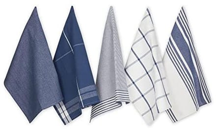 Geweven Vaatdoek Collectie Classic Oversized - 20x28, Nautisch Blauw, 5 Stuk