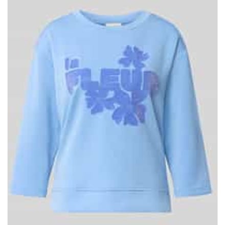 Sweatshirt van modalmix met 3/4-mouw