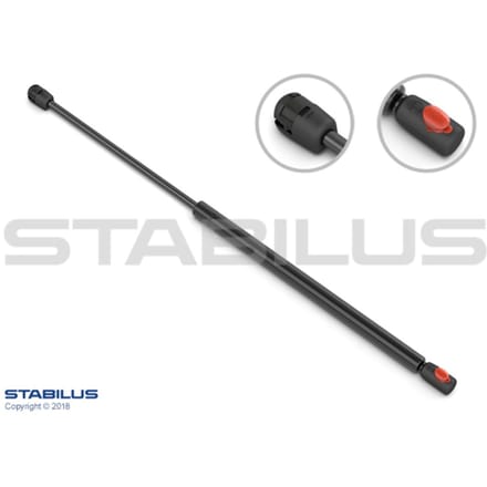 Gasveer, motorkap STABILUS 221808