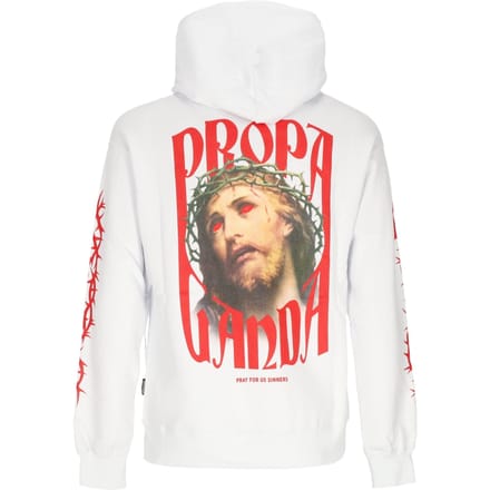 Crown Hoodie Witte herenhoodie