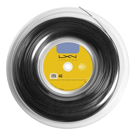 Merkloos Tennis String 1.25mm Zwart - Hoge Controle & Comfort