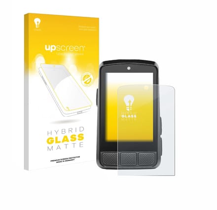 upscreen - Screenprotector voor Wahoo Elemnt Bolt 3 - Folie Beschermfolie Beschermglas matte