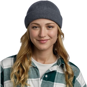 Buff Ervin Merino Hat Beanie 13232390110, Unisex, Grijs, Muts, maat: One size