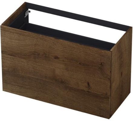 INK - Onderkast 2 Laden Push To Bestaande Uit: - 1000x450x650 Mm - Chocolate Fineer