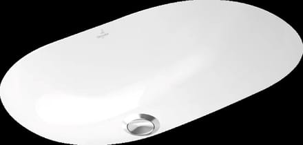 Villeroy & Boch O.novo - Onderbouw wastafel 60x35 cm, met overloop, Ceramicplus, wit 416260R1