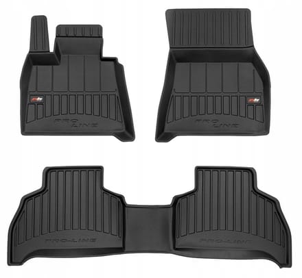 FROGUM 3D - Automatten Set - Perfecte Pasvorm - Geurloos TPE - 6 cm Opstaande Rand
