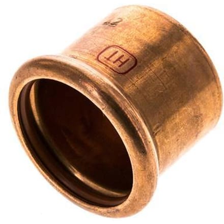 End Cap - 42mm Persmof - Koperlegering