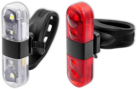 LED Fietslamp Set Voor & Achter USB Waterdicht IPX4 3 Modi