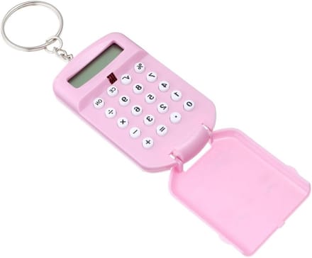 Rekenmachine Set - Mini Rekenmachines - Dagelijkse Berekeningen - Compact Formaat - 2 Stuks - Roze