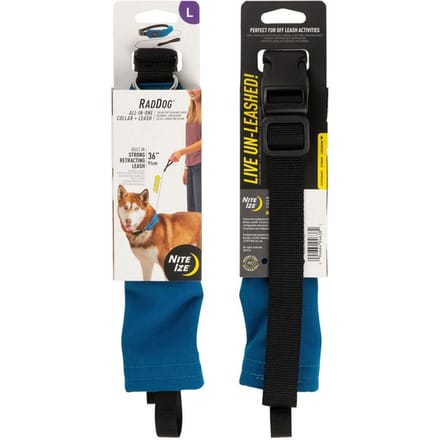 Nite Ize RadDog Halsband & Riem Blauw L
