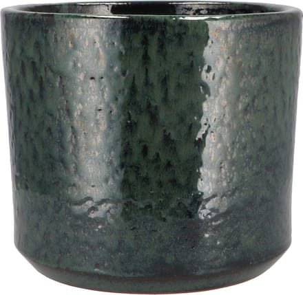 DK Design Bloempot model Green Glaze - groen - D23 x H26 cm - glanzend