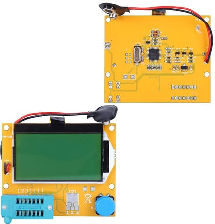 Transistor Tester - Componenten Meter - Elektronica Reparatie - Grafische Weergave - 7.3x6x0.3 cm - Groen
