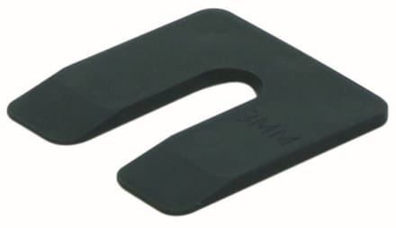 Uitvulplaatjes 3Mm 50X50mm Zwart Knst Zak A 48 St - 48 stuks