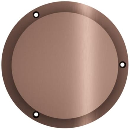 Hotbath &More VGRS015 ventilatierooster rond met schroeven geborsteld koper PVD