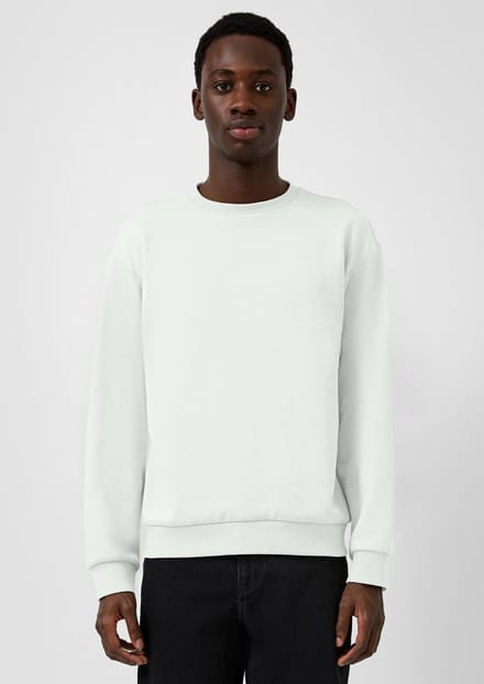 Q/S designed by - Heren sweater - Maat M - Mannen - wit - katoen