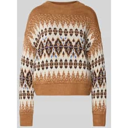 Noorse trui met ronde hals