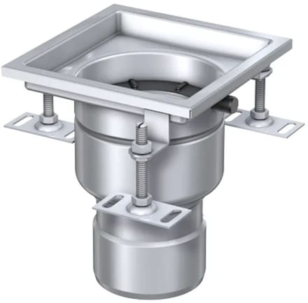 Aco Variant CR Afvoer DN100 90° w.roosterframe200x200
