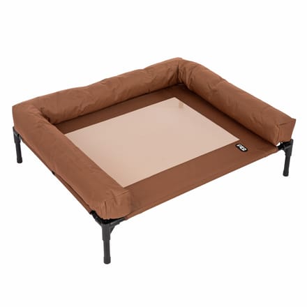 TIAKI hondensofa Sun maat L: 91x76x18cm (crème/bruin)