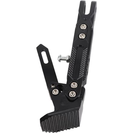 Motorfiets Accessoires Gemodificeerd CNC Verstelbare Tripod Kickstand Voet Zijsteun Stand zwart