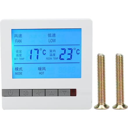 Digitale Thermostaat Intelligente Airconditioner LCD Display Temperatuurregelaar AC180?260V blue