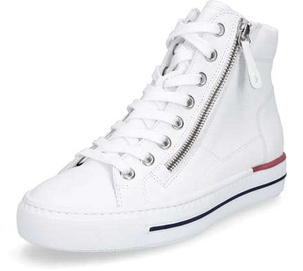 Paul Green dames hoge sneaker wit