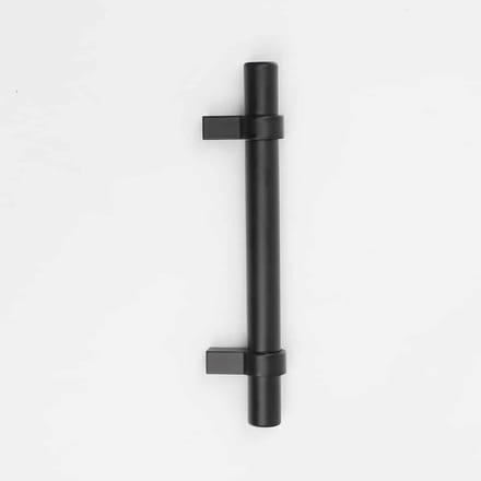 Deurgreep Marloes - zwart - 96 mm