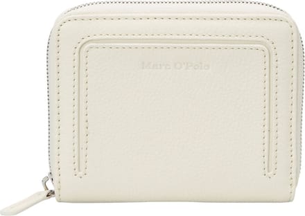 Marc O'Polo Portemonnee Zip Wallet Natural Cotton Crème