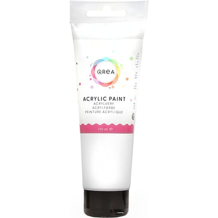 Acrylverf Qrea 120 ml wit