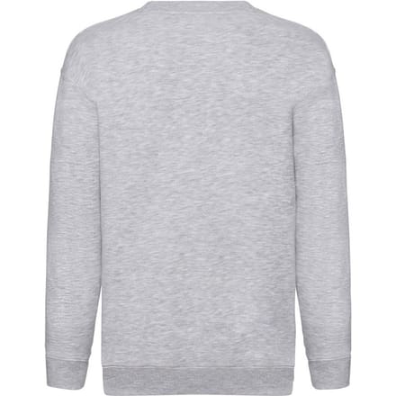 Fruit Of The Loom Kinder Unisex Premium 70/30 Sweatshirt (pak van 2) (Heather Grijs)