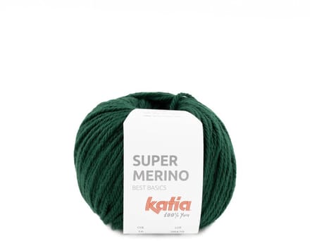 Katia Super Merino - 16 donkergroen - Wol/Acryl Garen