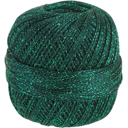 Haakgaren Glitter - Wintergroen