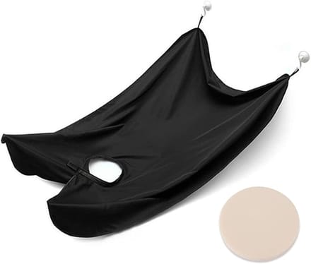 2Pcs Baard Covers Baard Protector Baard Bib Guard Bandana Mannen Gezichtshaar Bib Motorkap Guard Opslag Cover
