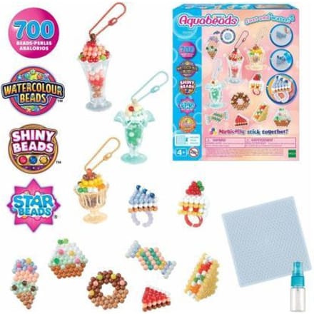 Aquabeads knutselset zoete accessoires- complete knutselset 700 parels in 31 kleuren