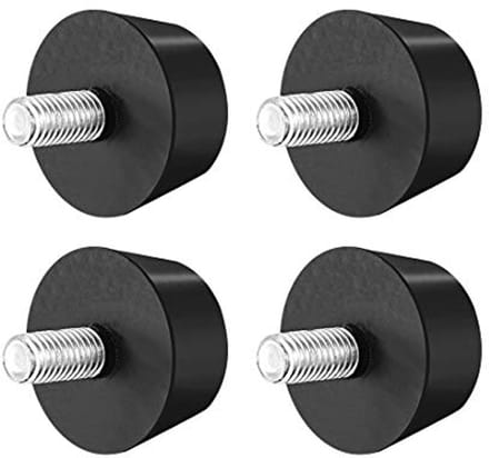 Conische rubberschokdemper met M8 bout 4 stuks - 1,46" x 1,18"