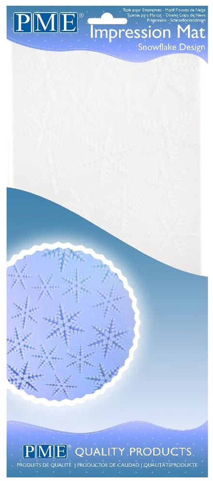 PME Impression Mat Snowflake Design