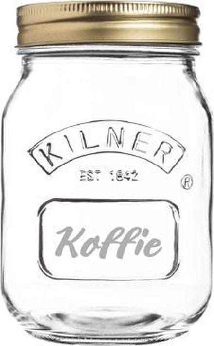 Gegraveerde weckpot 0,5 ltr (Koffie)