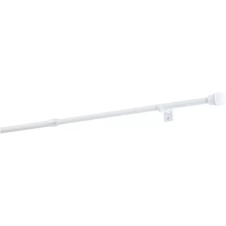 Sencys - Gordijnroede - Verstelbaar - Wit - 125-175cm