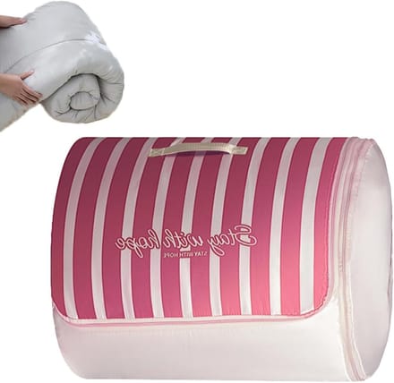 Opbergzakken - Dekbed organizer - Ruimte besparen - Compressie ontwerp - L - Roze