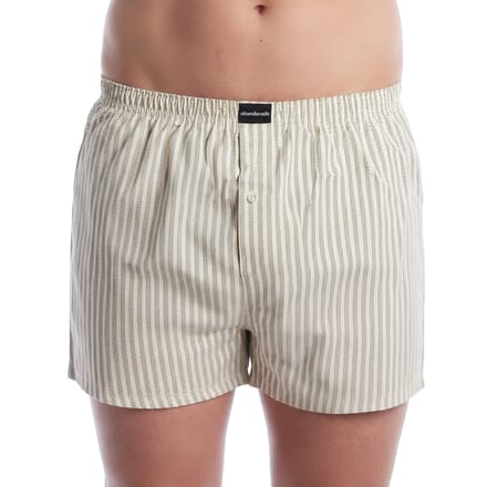 2-Pack Herenshort met Opening van Essentieel Katoen AADXY