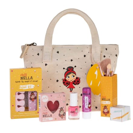Miss Nella - Girly Girl Essentials Canvas Make-up Tas