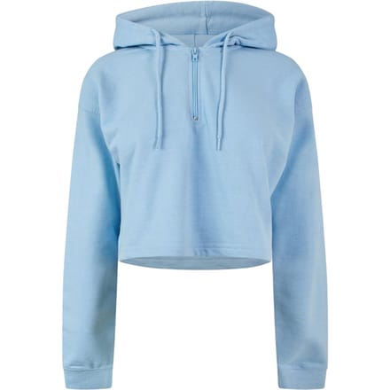 Miso Dames/Dames Crop Hoodie (Blauw)