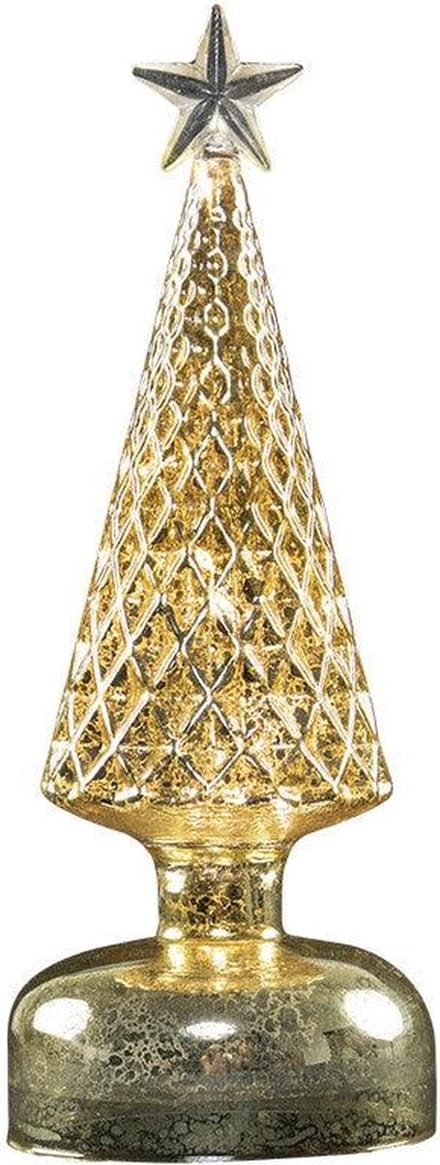Mars & more - Dennenboom - Led - Goud - Glas - 24cm