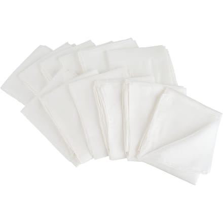 VBS Zijden sjaals "Pongé 05", 55 x 55 cm, 12 stuks