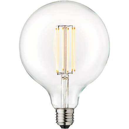 DESIGN BY US LED lamp Globe, E27, Ø 12,5 cm, 3,5 W, 2.700 K, dimbaar
