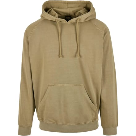 Urban Classics - Overdyed Hoodie/trui - M - Groen